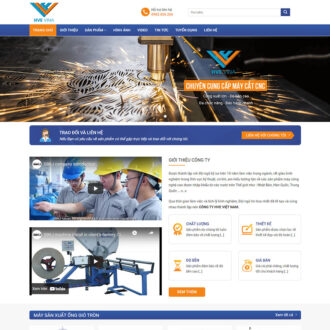 Theme wordpress cơ khí 01
