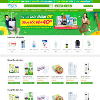 Theme wordpress nhà thuốc 04 cao cấp