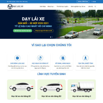 Theme wordpress trung tâm dạy lái xe