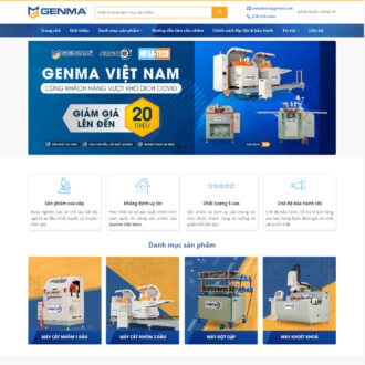 Theme wordpress bán máy cắt