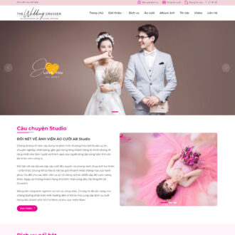 Theme wordpress studio ảnh cưới 02
