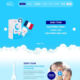 Theme wordpress landing page sữa tươi