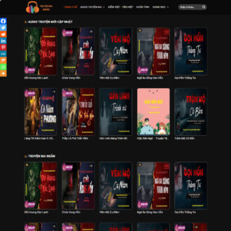 Theme wordpress truyện ma audio