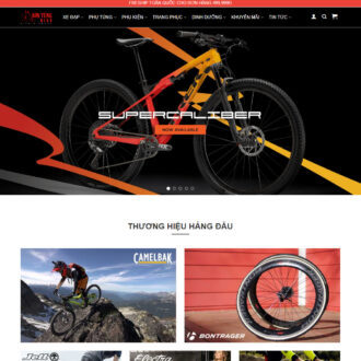 Theme wordpress bán xe đạp 01