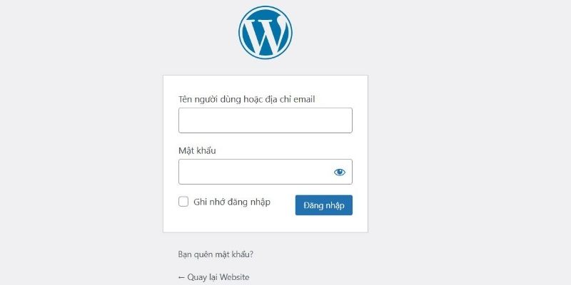 2 trường thông tin bắt buộc nhập chính xác