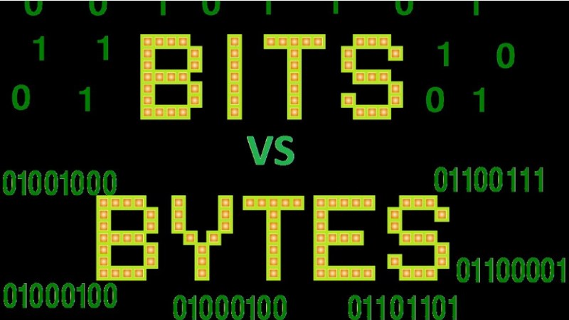 Byte có đơn vị lớn hơn bit rất nhiều
