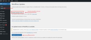 Cách cập nhật WordPress đơn giản từ trang quản trị