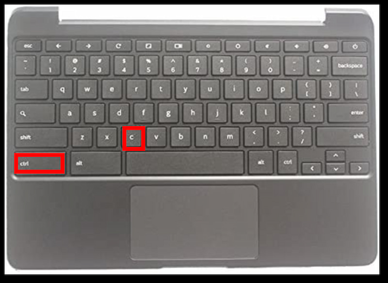 Sử dụng tổ hợp Ctrl +C để sao chép dữ liệu đã chọn