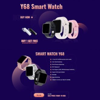 Theme wordpress landing page đồng hồ thông minh