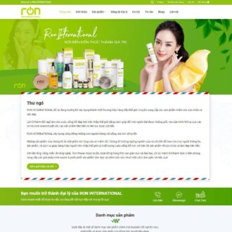 Theme wordpress bán dược phẩm và mỹ phẩm 04