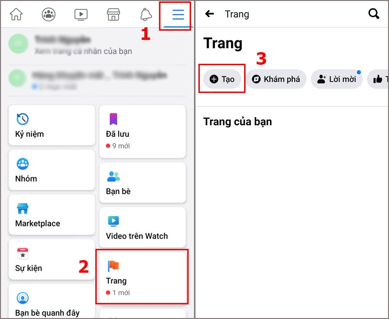 3 bước đơn giản để tạo trang fanpage từ điện thoại