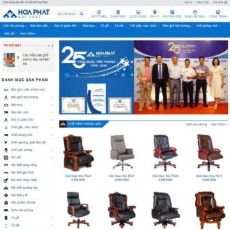 Theme wordpress đồ nội thất Hòa Phát