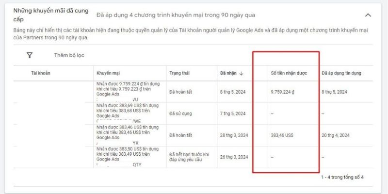 Hướng dẫn check tình trạng mã khuyến mãi