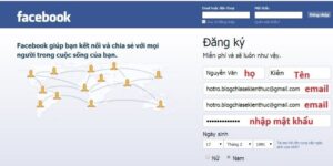 Hướng dẫn thiết lập account Facebook trên máy tính