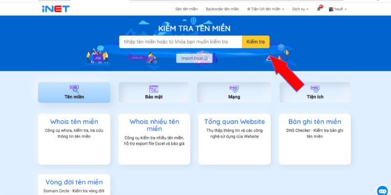 DomainTools giúp kiểm tra tên miền chuẩn xác