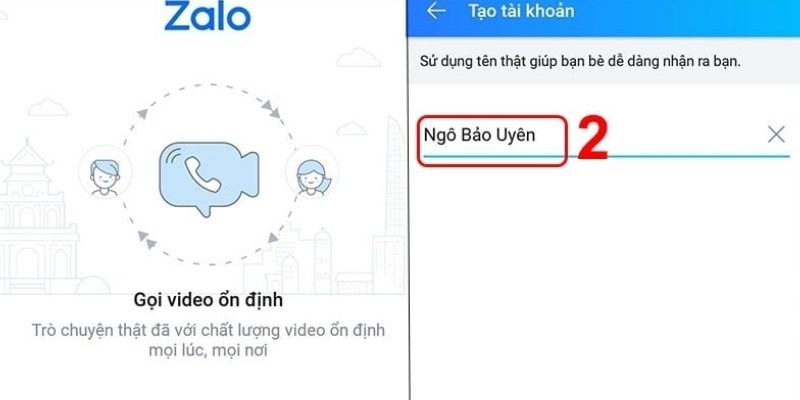 Một số điều cần lưu ý khi khởi tạo tài khoản Zalo