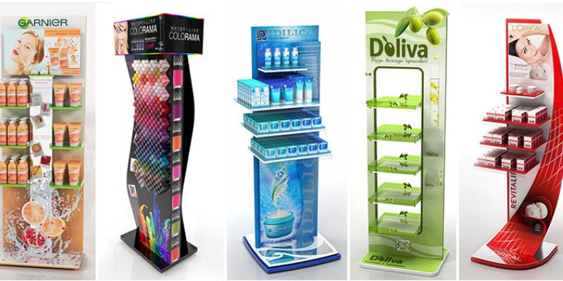 Booth được thiết kế nhằm mục đích quảng bá thương hiệu