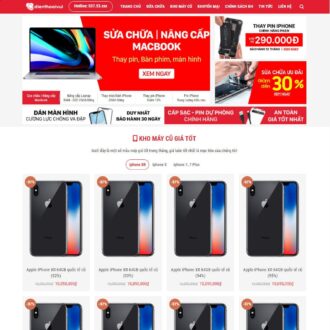 Theme wordpress dịch vụ sửa điện thoại 03
