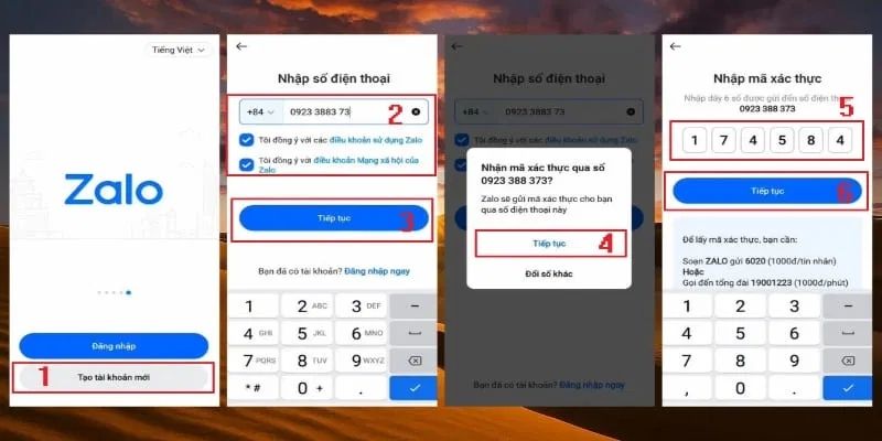 Tạo tài khoản Zalo trên điện thoại chỉ trong 2 phút
