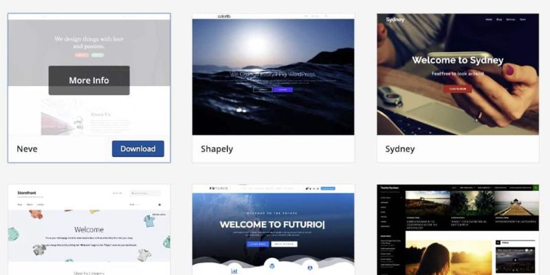 Đôi điều cần lưu ý trong khi tiến hành cài Theme WordPress