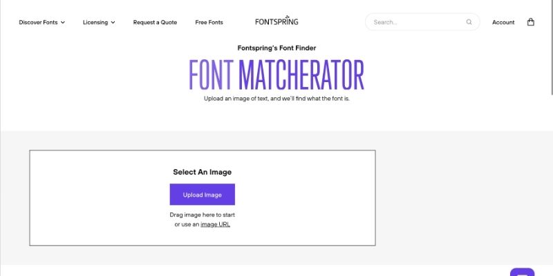 Trang website này giúp mọi người đưa ra các font tương tự nhanh chóng