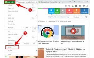 Các tính năng cơ bản trên trình duyệt web Cốc Cốc