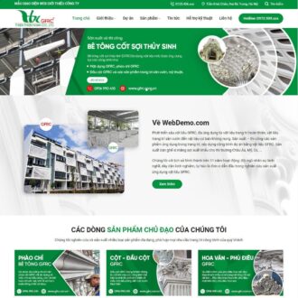 Theme wordpress bán vật liệu trang trí