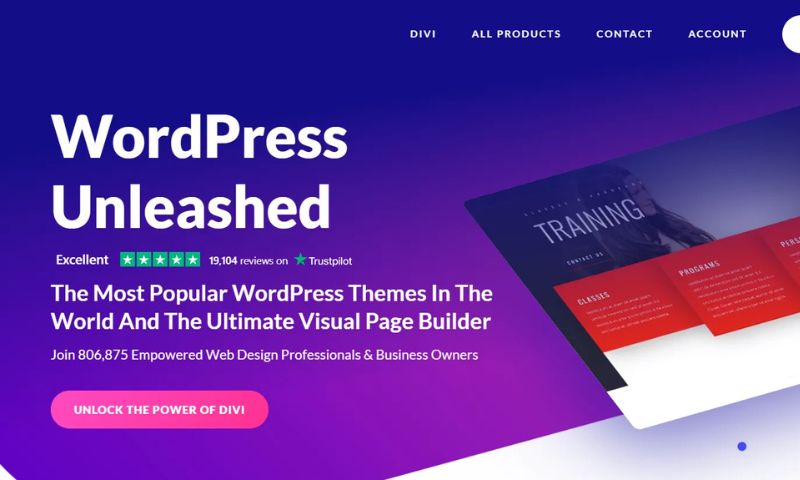 Elegant theme được đánh giá cao bởi có nhiều tính năng kèm theo