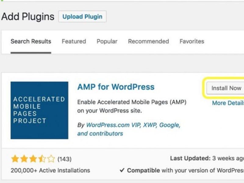 Cách cài đặt AMP trên WordPress