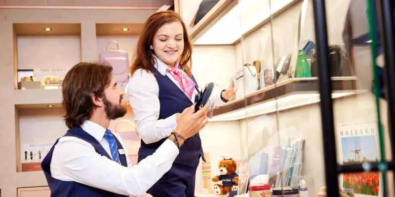 Nhân viên hỗ trợ làm việc trực tiếp với khách hàng