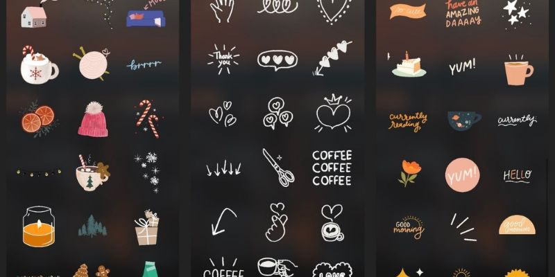 Bạn cũng có thể thêm sticker để hình đăng lên được độc đáo hơn