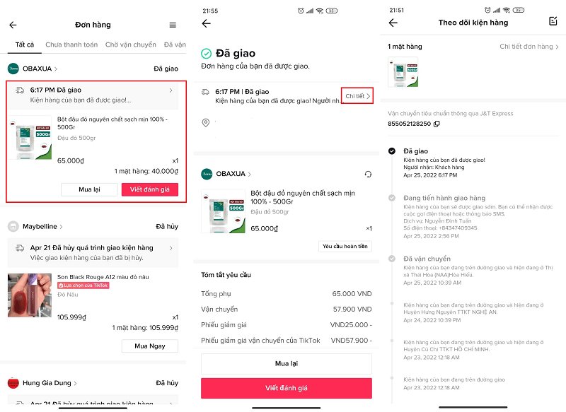 Cách kiểm tra đơn hàng trên TikTok với 2 bước đơn giản