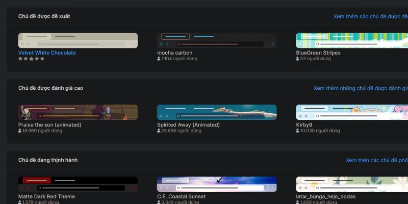 Cách thay đổi Firefox themes trực tiếp từ trình duyệt