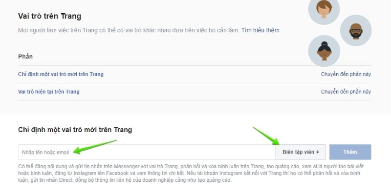 Cách thêm quản trị viên Fanpage trên tài khoản BM
