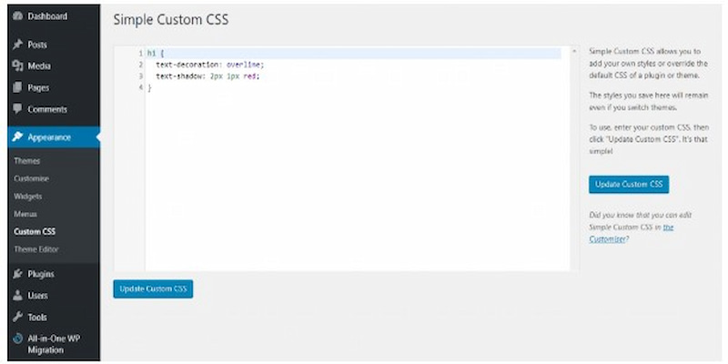 Hướng dẫn chỉnh sửa giao diện bằng CSS