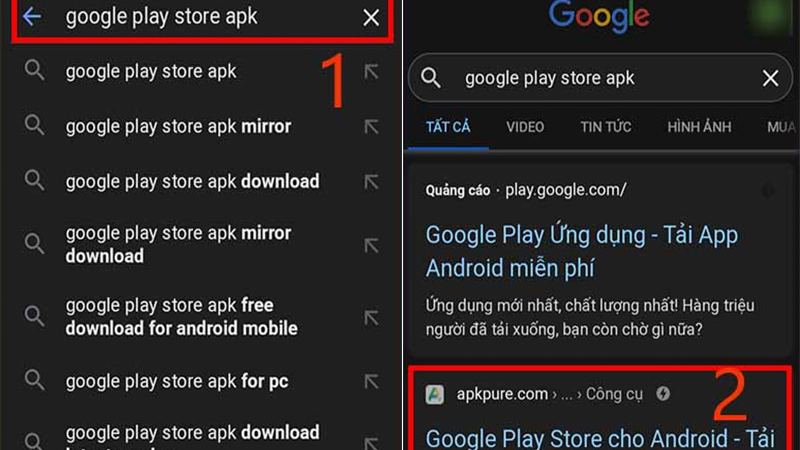 Google Play là ứng dụng không thể thiếu trong Android