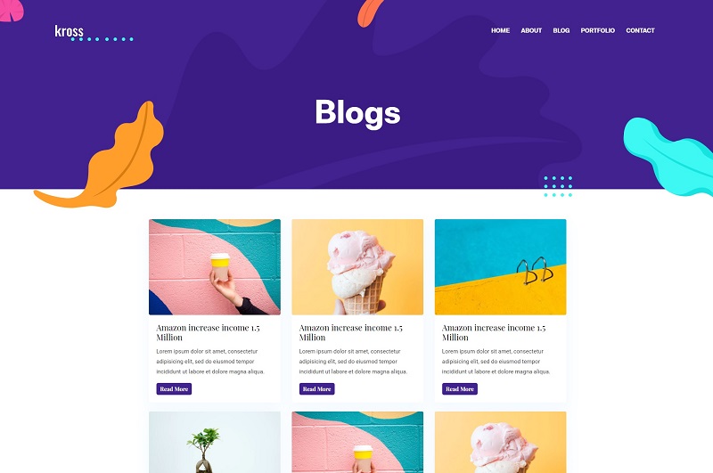 Mẫu theme Hugo Kross thiết kế đẹp mắt, nhiều tính năng tiện ích