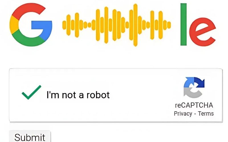 Mã Captcha âm thanh phổ biến trên Google