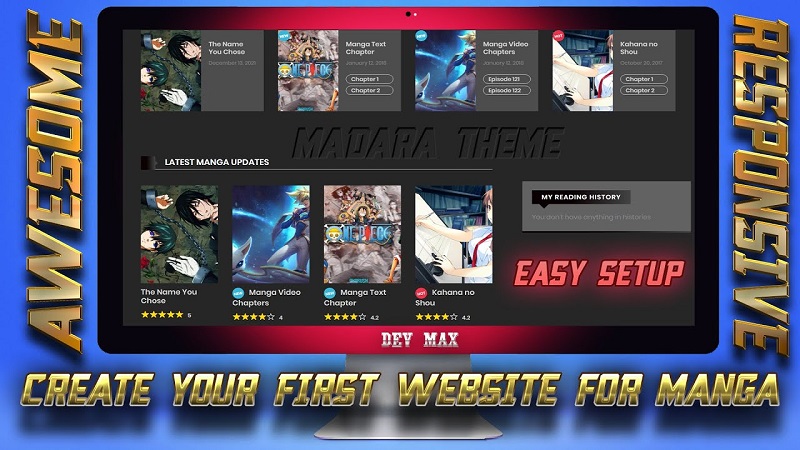 Bạn có thể cài đặt madara theme nhanh chóng chỉ với vài thao tác chuột