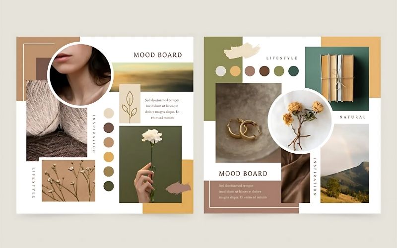 Moodboard có vai trò quan trọng trong thiết kế