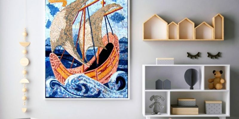 Những điểm nhấn giúp các tác phẩm mosaic thu hút ánh nhìn