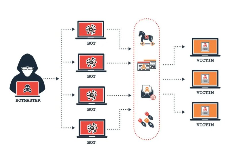 Nguyên lý hoạt động của Botnet với 5 bước cơ bản