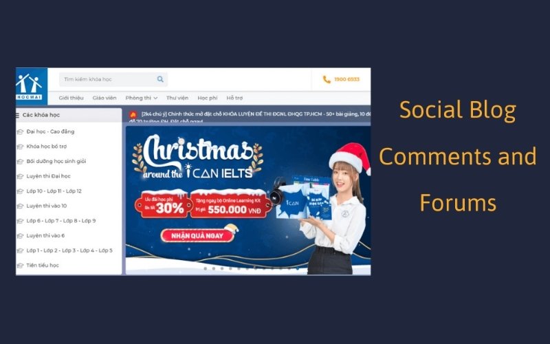 Social Blog Comments and Forums là diễn đàn có ảnh hưởng lớn trong Social Media