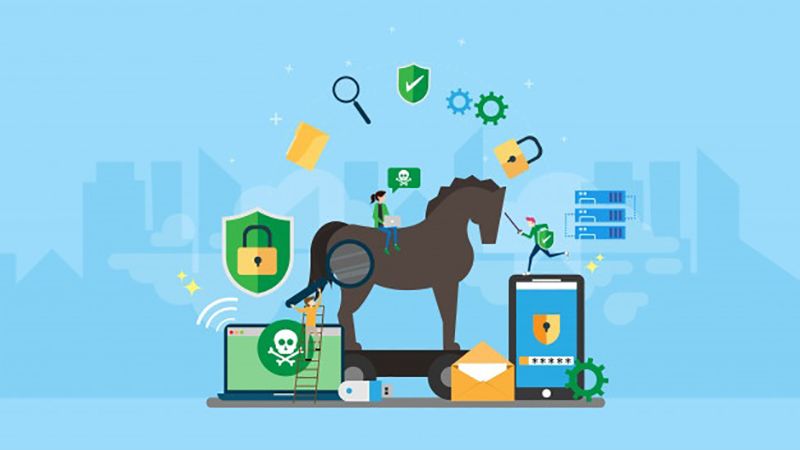 Trojan tấn công sẽ đánh cắp các thông tin trong hệ thống