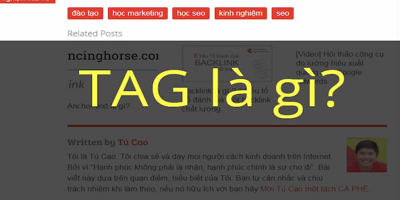 Cung cấp giải đáp về vai trò tag là gì