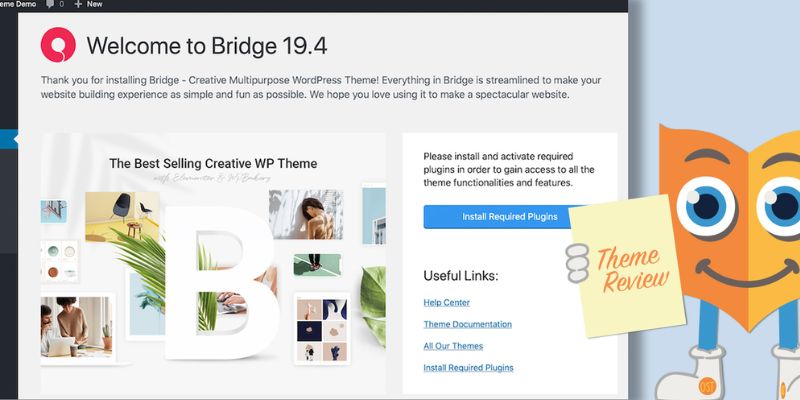 Theme Bridge hiện sở hữu nhiều bản demo khổng lồ