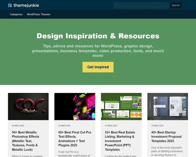 Mua trọn gói theme của junkie để tối ưu hóa trang web