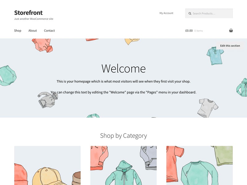 StoreFront WooCommerce theme là sự lựa chọn hoàn hảo cho website bán hàng